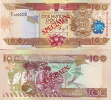 Solomon Islands 100 Dollars ND 2009 P 30 Specimen A/4 000000 UNC