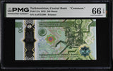 Turkmenistan 200 Manat 2025 P 51 a Commemorative #33399 Gem UNC PMG 66 EPQ