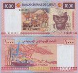 Djibouti 1000 Francs ND 2005/2021 P 42 New Sign UNC