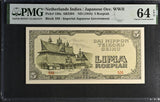 Netherlands Indies 5 Roepiah ND 1944 P 130 a Choice UNC PMG 64 EPQ