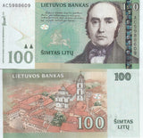 Lithuania 100 Litu 2007 P 70 UNC