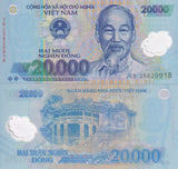 Vietnam 20000 Dong MIX YEAR Polymer P 120 UNC