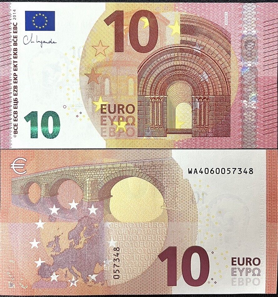 Euro 10 Euro Germany 2014 P 27 WA UNC