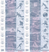 Russia Set 12 Universiade in Krasnoyarsk Winter games 2019 W/Folder Fantasy