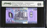 Samoa 50 Tala ND 2025 Polymer #0006066 Commemorative Superb Gem UNC PMG 68 EPQ