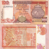 Sri Lanka 100 Rupees 2001 Thomas de la Rue Bird P 111 b UNC