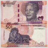 South Africa 50 Rand ND 2023 P 150 New Family Design Lion UNC