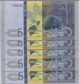 Saint Thomas & Prince 5 Dobras 2020/2021 Paper P 76 Lot 5 UNC