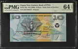 Papua New Guinea 10 Kina ND 2000 Polymer P 26 a Choice UNC PMG 64 EPQ
