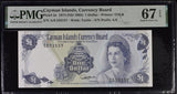 Cayman Islands 1 Dollar 1974 ND 1985 P 5 e Superb Gem UNC PMG 67 EPQ