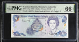 Cayman Islands 1 Dollar 1998 P 21 a Gem UNC PMG 66 EPQ