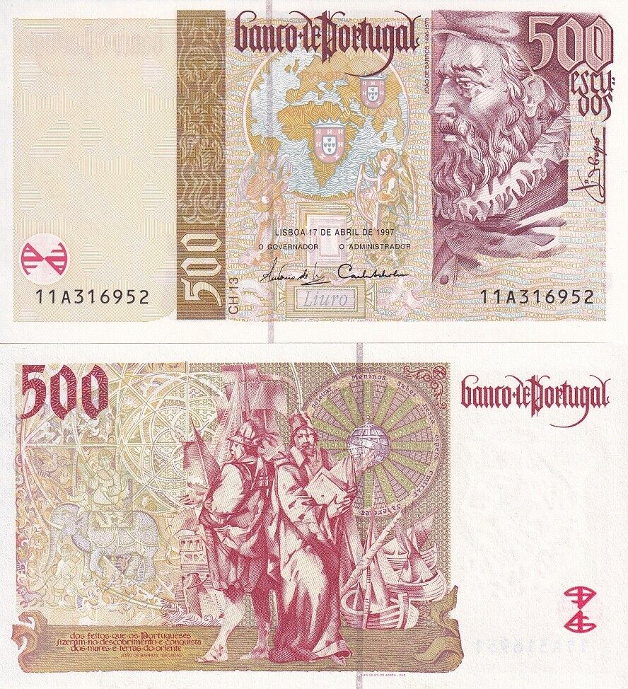 Portugal 500 Escudos 1997 P 187 UNC