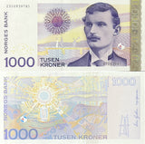 Norway 1000 Kroner 2001 P 52 Norges Bank UNC