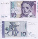 Germany Federal Republic 10 Deutsche Mark 1993 P 38 c UNC