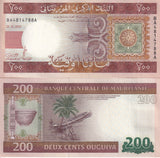 Mauritania 200 Ouguiya 2013 P 17 UNC