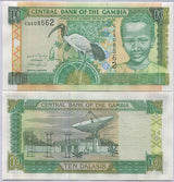 Gambia 10 Dalasis Nd 2001 P 21 a UNC