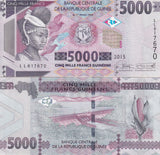 Guinea 5000 Francs 2015 P 49 a UNC