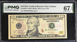 United States 10 Dollars USA 2013 P 540 F Atlanta Superb Gem UNC PMG 67 EPQ