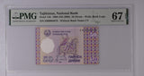 Tajikistan 50 Diram 1999/2000 P 13 b NICE # 5678 Superb Gem UNC PMG 67 EPQ