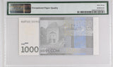 Kyrgyzstan Set 4; 100-500 1000 Som 2010-2016 P 26-29 Superb Gem UNC PMG 67 EPQ