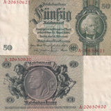 Germany 50 Reichsmark 1933 P 182 a AUnc