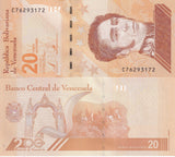 Venezuela 20 Bolivares Digitales 2021/2022 P 117 UNC