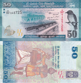 Sri Lanka 50 Rupees 2021 P 124 UNC