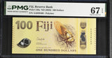 Fiji 100 Dollars ND 2026 P 129 a Superb Gem UNC PMG 67 EPQ TOP POP