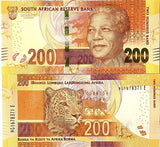 South Africa 200 Rand ND 2016 P 142 b Sign Kganyago UNC