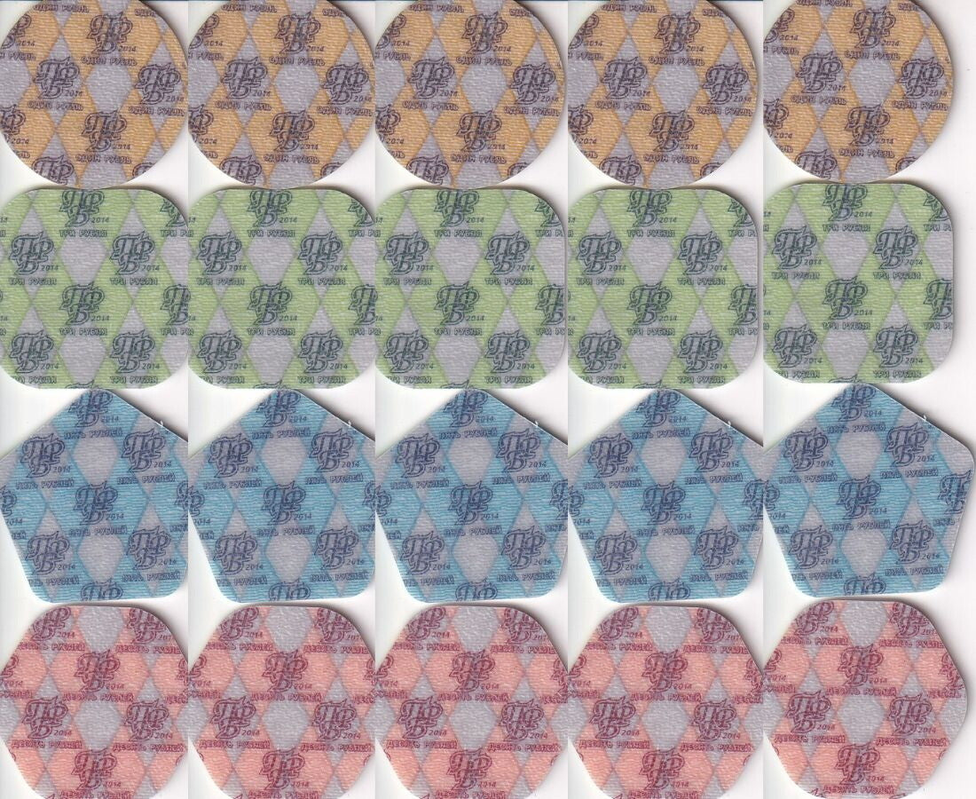 Transnistria Set 4 x 5 Lots = 20 Coins 1 3 5 10 Rubles 2014 Plastic UNC