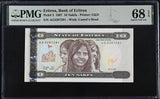 Eritrea 10 Nakfa 1997 P 3 Superb Gem UNC PMG 68 EPQ