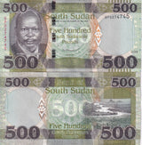 South Sudan 500 Pound 2023 P 16 New Sign UNC