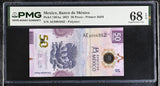 Mexico 50 Pesos 2021 P 130Aa Superb Gem UNC PMG 68 EPQ
