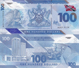 Trinidad & Tobago 100 Dollars 2019 Polymer P 65 UNC Oil Rig Kapok
