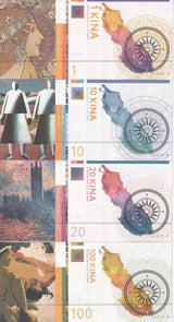 Bougainvillea Set 4 1 10 20 100 Kina 2016 Artists 1st Edition Fantasy