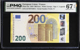 Euro 200 Euro France 2019 P 32 e Superb Gem UNC PMG 67 EPQ