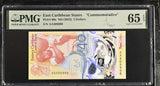East Caribbean States 2 Dollars ND 2023 P 60 a Commemorative Gem UNC PMG 65 EPQ