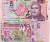 Bahamas 20 Dollars 2018 P 80 UNC