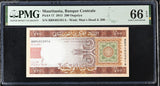 Mauritania 200 Ouguiya 2013 P 17 Gem UNC PMG 66 EPQ