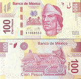 Mexico 100 Pesos 2013 P 124 ag AUnc