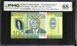 Samoa 100 Tala ND 2025 Polymer #0006008 Commemorative Superb Gem UNC PMG 68 EPQ