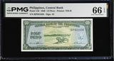 Philippines 1/2 Peso 1949 P 132 Gem UNC PMG 66 EPQ