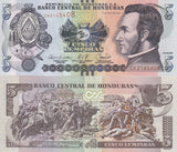 Honduras 5 Lempiras 2024 P 98 g UNC