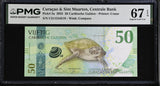 CURACAO & SINT MAARTEN 50 Gulden 2025 P 3 a Superb Gem UNC PMG 67 EPQ