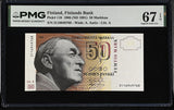 Finland 50 Markkaa 1986 ND 1991 P 118 Superb Gem UNC PMG 67 EPQ