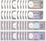 Egypt Set 4 x Lot 10 UNC 5 5 10 10 Piastres Mixed Year P 185 189a 189b P 190Ab