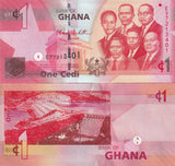 Ghana 1 CEDI 2010 P 37 UNC