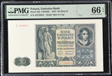 Poland 50 Zloty 1941 P 102 Gem UNC PMG 66 EPQ