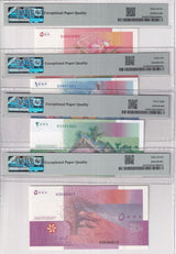 Comoros Set 4; 500-2000 5000 Francs 2006 P15-P18 Superb Gem UNC PMG 66 67 68 EPQ