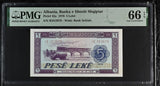 Albania 5 Leke 1976 P 42 a Gem UNC PMG 66 EPQ